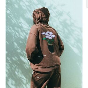 Pangaia x Vandy Pink Floral Brown Matching Sweats